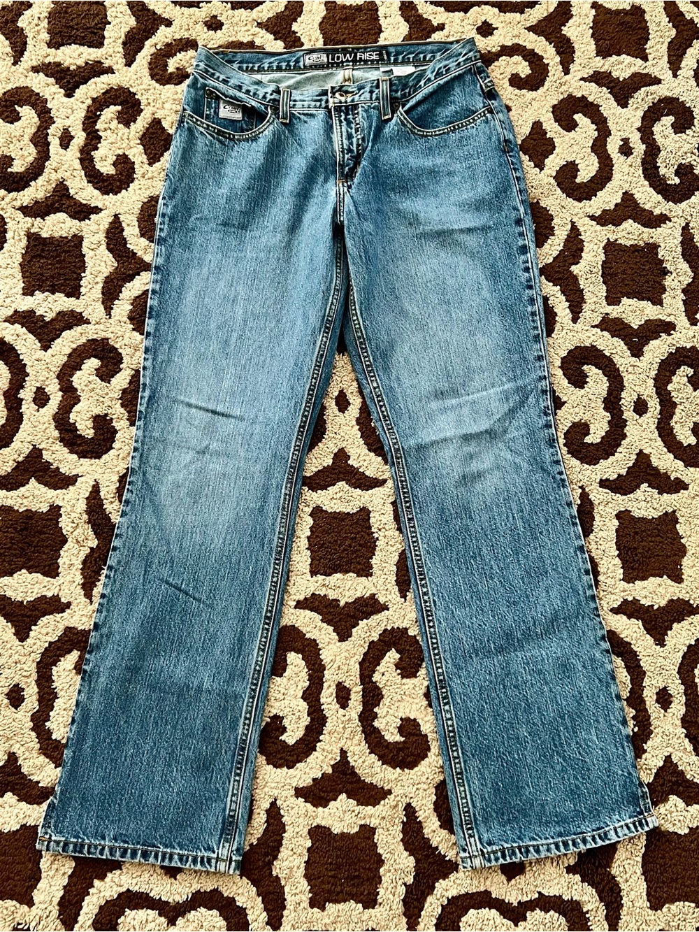 Cruel Girl Relaxed Low Rise Jeans Size 11 Long Western Y2K - Picture 1 of 8